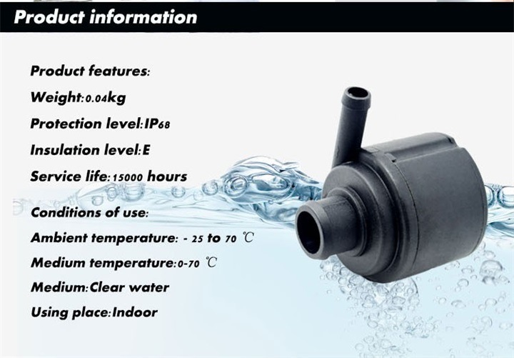 Mini 12V 24V Health Care Equipment Water Pump
