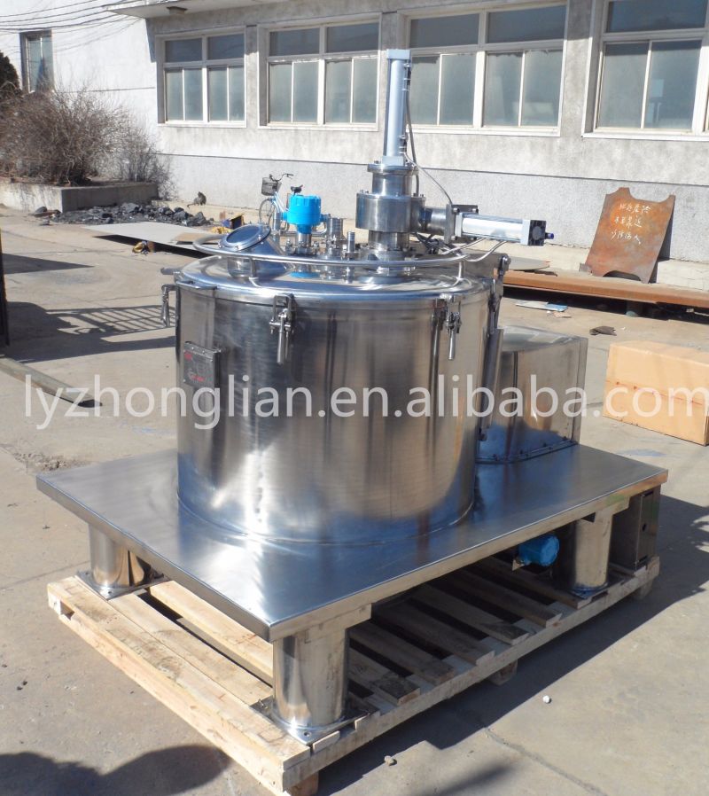 Pgz1000 Type Bottom Scraper Discharge Flat Filter Centrifuge