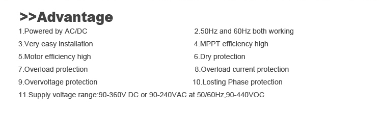 no battery solar water pump