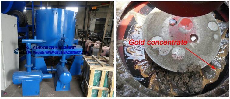 99% Recovery Ratio Centrifugal Separator for Gold Washing and Separating